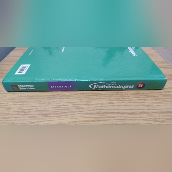 Grade 5 Math Learning School Book Chenelière Mathématiques (French) Hardcover - Picture 2 of 13